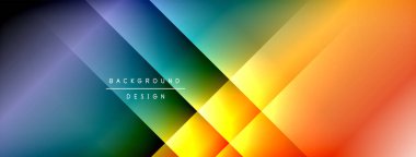 Gölge ve ışıktan oluşan çizgileri olan renkli bir eğim. Yaratıcı arkaplan