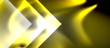 Cam kare şekilli koyu neon renkler