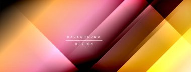 Gölge ve ışıktan oluşan çizgileri olan renkli bir eğim. Yaratıcı arkaplan