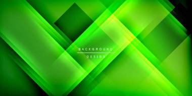 Gölge çizgileri olan etkileyici bir poster. Özellikler teknolojisi, minimalist ve iş temaları, parlak canlı renk şemaları