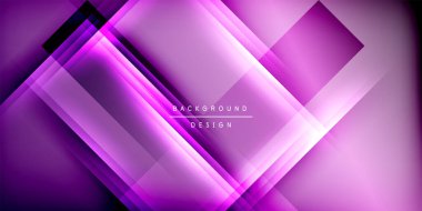 Gölge çizgileri olan etkileyici bir poster. Özellikler teknolojisi, minimalist ve iş temaları, parlak canlı renk şemaları