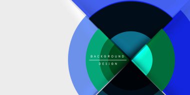 Çember ve yarım daire geometrik arka plan. Duvar Kağıdı, Sancak, Arkaplan, Kart, Kitap İllüstrasyonu, İniş Sayfası