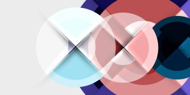 Çember ve yarım daire geometrik arka plan. Duvar Kağıdı, Sancak, Arkaplan, Kart, Kitap İllüstrasyonu, İniş Sayfası