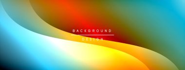 Parlak gökkuşağı stili renk eğrisi ve yuvarlak çizgi arkaplanı. Vector Illustration Duvar kağıdı, bayrak, illüstrasyon, iniş sayfası