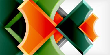 Yuvarlak elementli ok. Renkli geometrik şekiller arka plan. Duvar Kağıdı, Sancak, Arkaplan, Kart, Kitap İllüstrasyonu, İniş Sayfası