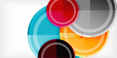 Geometrik tasarım arka plan - daireler