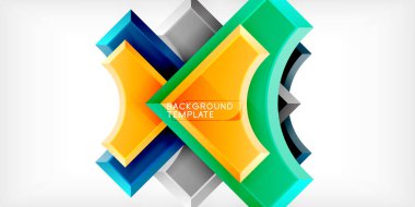 Yuvarlak elementli ok. Renkli geometrik şekiller arka plan. Duvar Kağıdı, Sancak, Arkaplan, Kart, Kitap İllüstrasyonu, İniş Sayfası