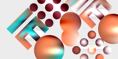 Basit şekiller - daireler, üçgenler, dikdörtgenler soyut arka plan. Duvar Kağıdı, Sancak, Arkaplan, Kart, Kitap İllüstrasyonu, İniş Sayfası