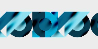 Dinamik geometrik bir kompozisyonda daireler, çizgiler ve üçgenler içeren modern soyut bir arkaplan. Tarz, teknoloji veya yaratıcı temalı tasarımlar için mükemmel.