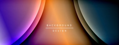 Parlak gökkuşağı stili renk eğrisi ve yuvarlak çizgi arkaplanı. Vector Illustration Duvar kağıdı, bayrak, illüstrasyon, iniş sayfası