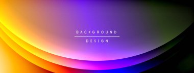 Parlak gökkuşağı stili renk eğrisi ve yuvarlak çizgi arkaplanı. Vector Illustration Duvar kağıdı, bayrak, illüstrasyon, iniş sayfası