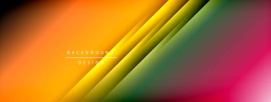 Değişken renk arkaplanlı dinamik gölge çizgileri