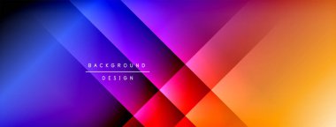 Gölge ve ışıktan oluşan çizgileri olan renkli bir eğim. Yaratıcı arkaplan