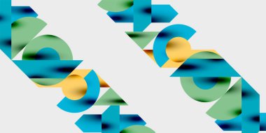 Hareketli soyut arka plan daireleri pürüzsüz gradyanlarla dinamik ve modern bir tasarım yaratıyor. Yaratıcı, teknolojik veya çağdaş temalı projeler için ideal