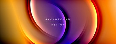 Parlak gökkuşağı stili renk eğrisi ve yuvarlak çizgi arkaplanı. Vector Illustration Duvar kağıdı, bayrak, illüstrasyon, iniş sayfası