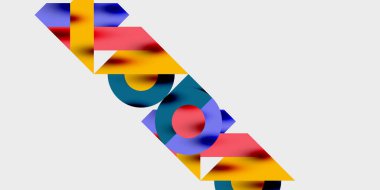 Hareketli soyut arka plan daireleri pürüzsüz gradyanlarla dinamik ve modern bir tasarım yaratıyor. Yaratıcı, teknolojik veya çağdaş temalı projeler için ideal