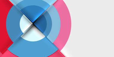 Çember ve yarım daire geometrik arka plan. Duvar Kağıdı, Sancak, Arkaplan, Kart, Kitap İllüstrasyonu, İniş Sayfası