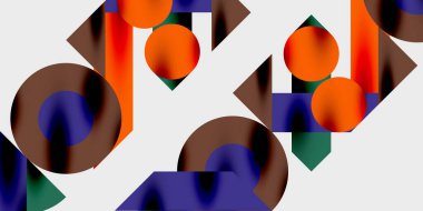 Hareketli soyut arka plan daireleri pürüzsüz gradyanlarla dinamik ve modern bir tasarım yaratıyor. Yaratıcı, teknolojik veya çağdaş temalı projeler için ideal