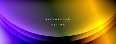 Parlak gökkuşağı stili renk eğrisi ve yuvarlak çizgi arkaplanı. Vector Illustration Duvar kağıdı, bayrak, illüstrasyon, iniş sayfası