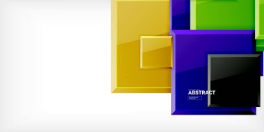 Yansımaları olan renkli kareler soyut arkaplan tasarımı. Duvar Kağıdı, Sancak, Arkaplan, Kart, Kitap İllüstrasyonu, İniş Sayfası