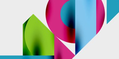 Hareketli soyut arka plan daireleri pürüzsüz gradyanlarla dinamik ve modern bir tasarım yaratıyor. Yaratıcı, teknolojik veya çağdaş temalı projeler için ideal