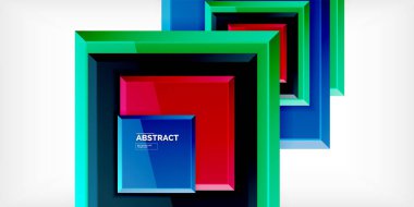 Yansımaları olan renkli kareler soyut arkaplan tasarımı. Duvar Kağıdı, Sancak, Arkaplan, Kart, Kitap İllüstrasyonu, İniş Sayfası