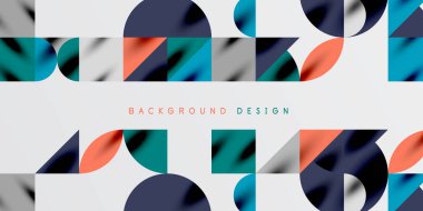 Üçgenler, yuvarlak üçgenler ve tekno sanatın daireleri. Duvar Kağıdı, Sancak, Arkaplan, Kart, Kitap İllüstrasyonu, İniş Sayfası