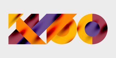 Dinamik geometrik bir kompozisyonda daireler, çizgiler ve üçgenler içeren modern soyut bir arkaplan. Tarz, teknoloji veya yaratıcı temalı tasarımlar için mükemmel.