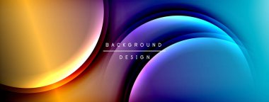 Parlak gökkuşağı stili renk eğrisi ve yuvarlak çizgi arkaplanı. Vector Illustration Duvar kağıdı, bayrak, illüstrasyon, iniş sayfası