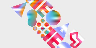 Çemberler ve üçgenler modern sanat. Duvar Kağıdı, Sancak, Arkaplan, Kart, Kitap İllüstrasyonu, İniş Sayfası