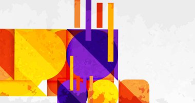 Çemberler, kareler ve çizgilerle geometrik arkaplandaki tahıllı leke dokusu. Duvar Kağıdı, Sancak, Arkaplan, Kart, Kitap İllüstrasyonu, İniş Sayfası