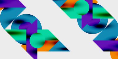 Hareketli soyut arka plan daireleri pürüzsüz gradyanlarla dinamik ve modern bir tasarım yaratıyor. Yaratıcı, teknolojik veya çağdaş temalı projeler için ideal