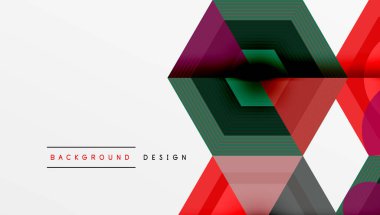 Yaratıcı altıgenler geometrik şekiller tasarımı