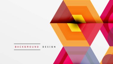 Altıgenler, elmas desenleri. Geometrik tekrarlayan altıgen arkaplan