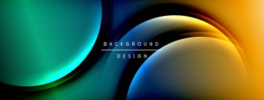 Parlak gökkuşağı stili renk eğrisi ve yuvarlak çizgi arkaplanı. Vector Illustration Duvar kağıdı, bayrak, illüstrasyon, iniş sayfası