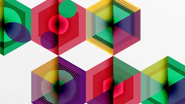 Altıgenler, elmas desenleri. Geometrik tekrarlayan altıgen arkaplan