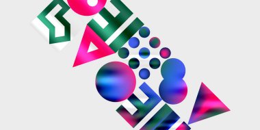 Üçgenler, daireler, kareler, dikdörtgenler. Duvar Kağıdı, Sancak, Arkaplan, Kart, Kitap İllüstrasyonu, İniş Sayfası