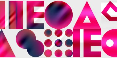 Çemberler ve üçgenler modern sanat. Duvar Kağıdı, Sancak, Arkaplan, Kart, Kitap İllüstrasyonu, İniş Sayfası