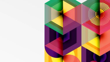 Altıgenler, elmas desenleri. Geometrik tekrarlayan altıgen arkaplan