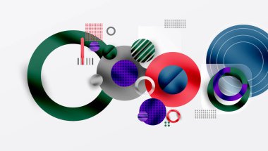 Soyut arkaplan - pürüzsüz eğimleri ve şeffaflığı olan katmanlı geometrik şekiller