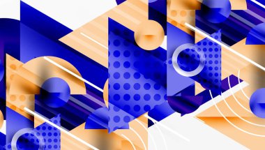 Parlak soyut arkaplan - parlak eğim tonlarıyla katmanlı üçgenler. Yarı şeffaf şekiller derinlik ve çağdaş estetik ekler