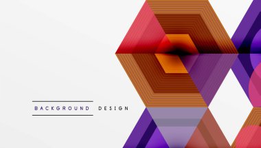 Altıgenler tasarımı geometrik soyut arkaplan