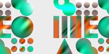 Çemberler ve üçgenler modern sanat. Duvar Kağıdı, Sancak, Arkaplan, Kart, Kitap İllüstrasyonu, İniş Sayfası