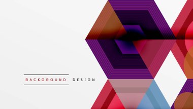 Yaratıcı altıgenler geometrik şekiller tasarımı