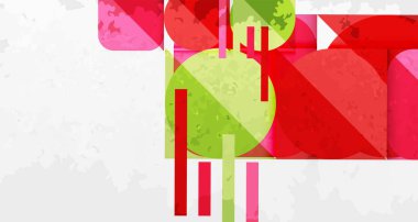 Çemberler, kareler ve çizgilerle geometrik arkaplandaki tahıllı leke dokusu. Duvar Kağıdı, Sancak, Arkaplan, Kart, Kitap İllüstrasyonu, İniş Sayfası