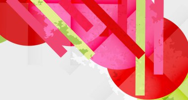 Çemberler, kareler ve çizgilerle geometrik arkaplandaki tahıllı leke dokusu. Duvar Kağıdı, Sancak, Arkaplan, Kart, Kitap İllüstrasyonu, İniş Sayfası