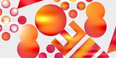 Çemberler ve üçgenler modern sanat. Duvar Kağıdı, Sancak, Arkaplan, Kart, Kitap İllüstrasyonu, İniş Sayfası