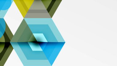 Altıgenler tasarımı geometrik soyut arkaplan