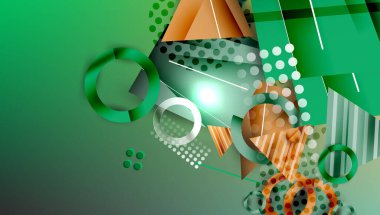 Renkli gradyanlı soyut arkaplan geometrik tasarımı