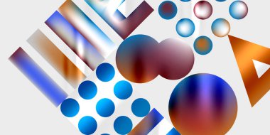 Çemberler ve üçgenler modern sanat. Duvar Kağıdı, Sancak, Arkaplan, Kart, Kitap İllüstrasyonu, İniş Sayfası